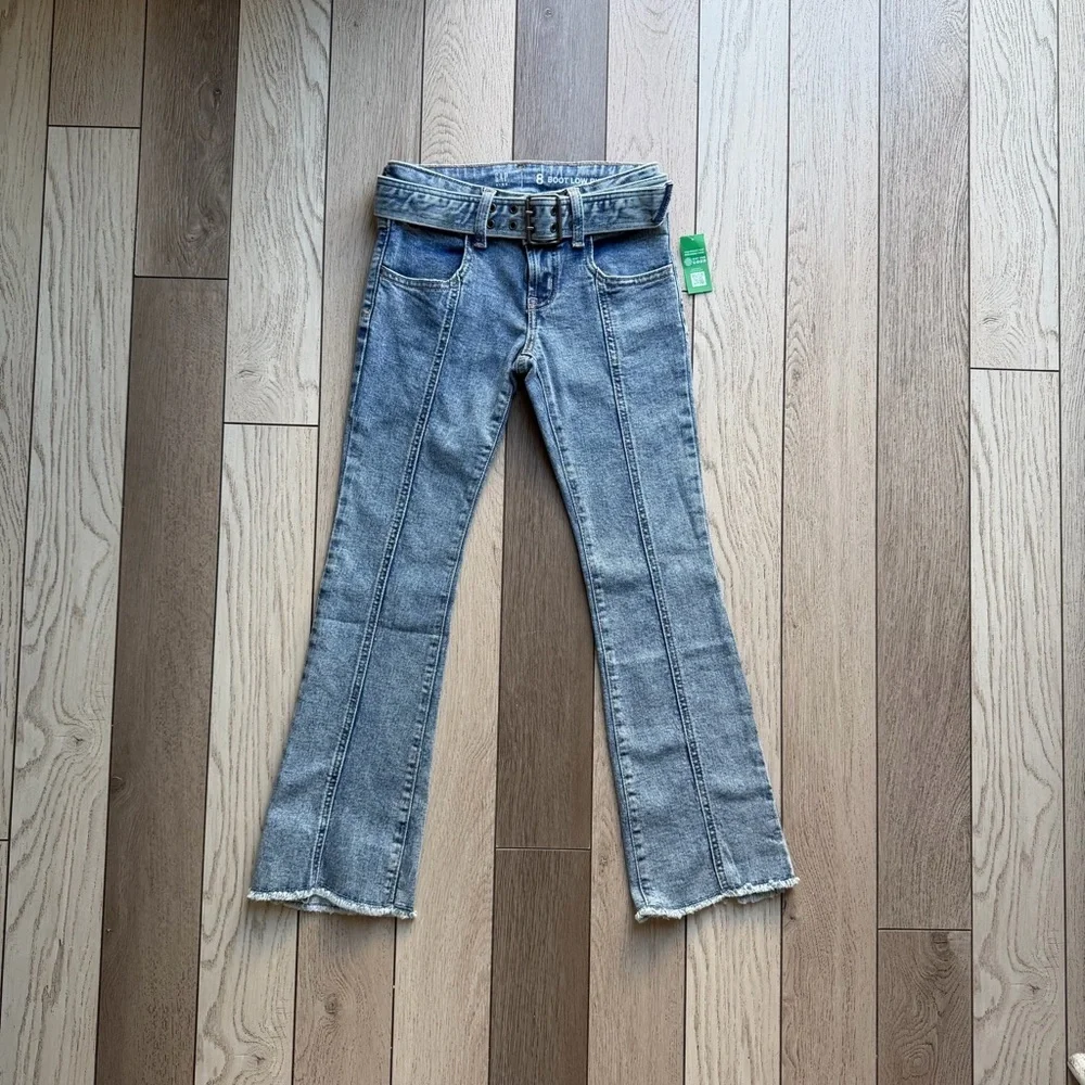 GAP KIDS BOOT LOW RISE JEANS SIZE 8 NWT